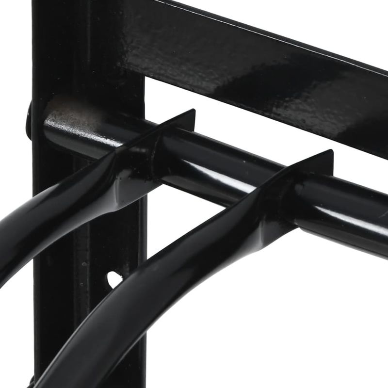 Sport si Outdoor - Accesorii si echipamente sportive - Echitatie - Suport pentru sa pliabil, montat pe perete, negru, fier - Infinity.ro