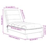 Casa si Gradina - Mobilier - Scaune si fotolii - Fotolii - Sezlong de masaj cu perne, gri inchis, material textil - Infinity.ro