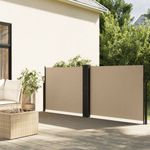 Casa si Gradina - Gradina si terasa - Umbrele si pavilioane - Umbrele - Copertina laterala retractabila, bej, 140x1200 cm - Infinity.ro
