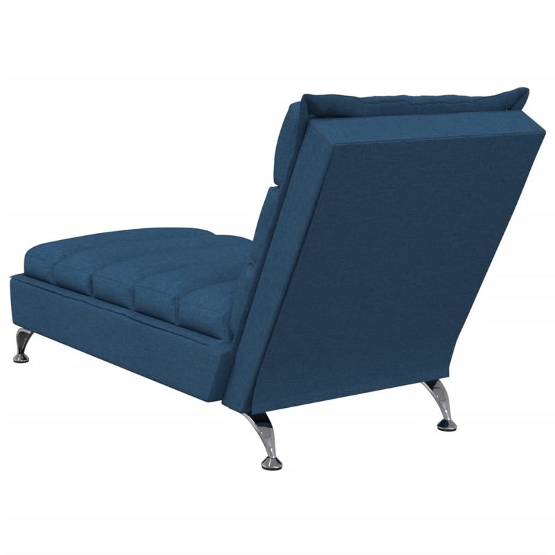 Casa si Gradina - Mobilier - Scaune si fotolii - Fotolii - Sezlong cu perne, albastru, material textil - Infinity.ro