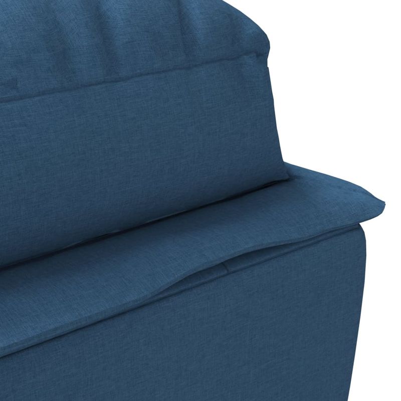 Casa si Gradina - Mobilier - Scaune si fotolii - Fotolii - Sezlong cu perne, albastru, material textil - Infinity.ro