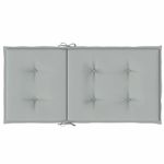 Casa si Gradina - Textile si covoare - Perne si pilote - Perne decorative - Perne scaun cu spatar scund 4 buc. melanj gri 100x50x4cm textil, gri deschis melange - Infinity.ro