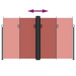 Casa si Gradina - Gradina si terasa - Umbrele si pavilioane - Umbrele - Copertina laterala retractabila, caramiziu, 200x1000 cm - Infinity.ro