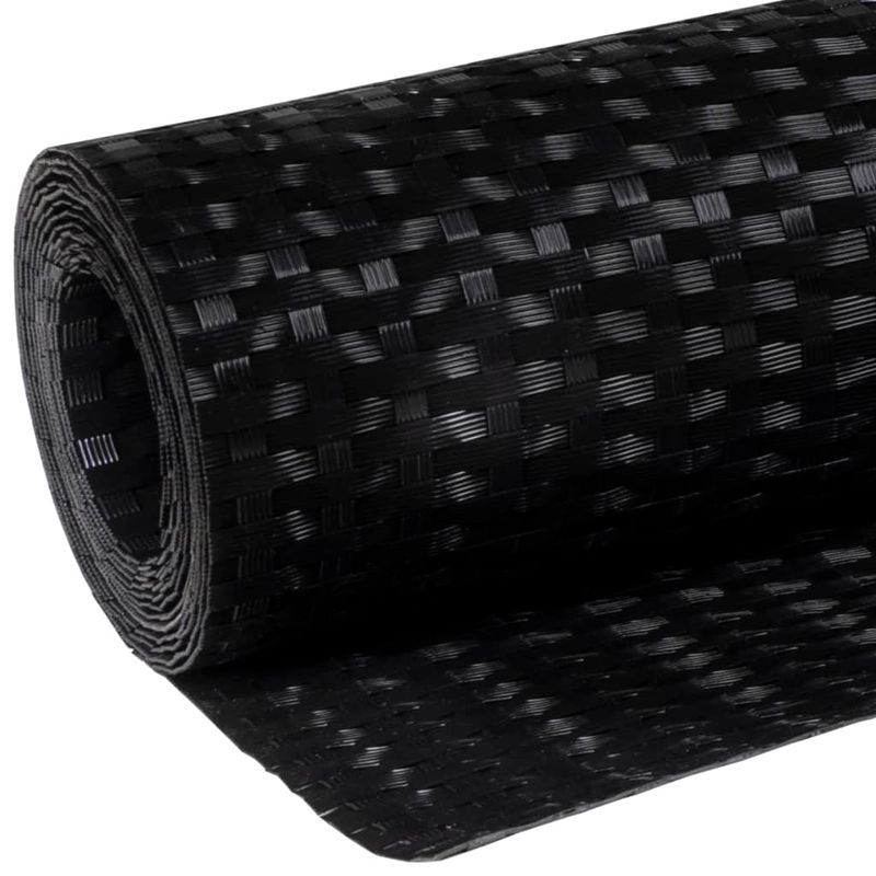 Casa si Gradina - Gradina si terasa - Garduri, panouri si accesorii - Paravan pentru balcon, negru, 500x80 cm, poliratan - Infinity.ro