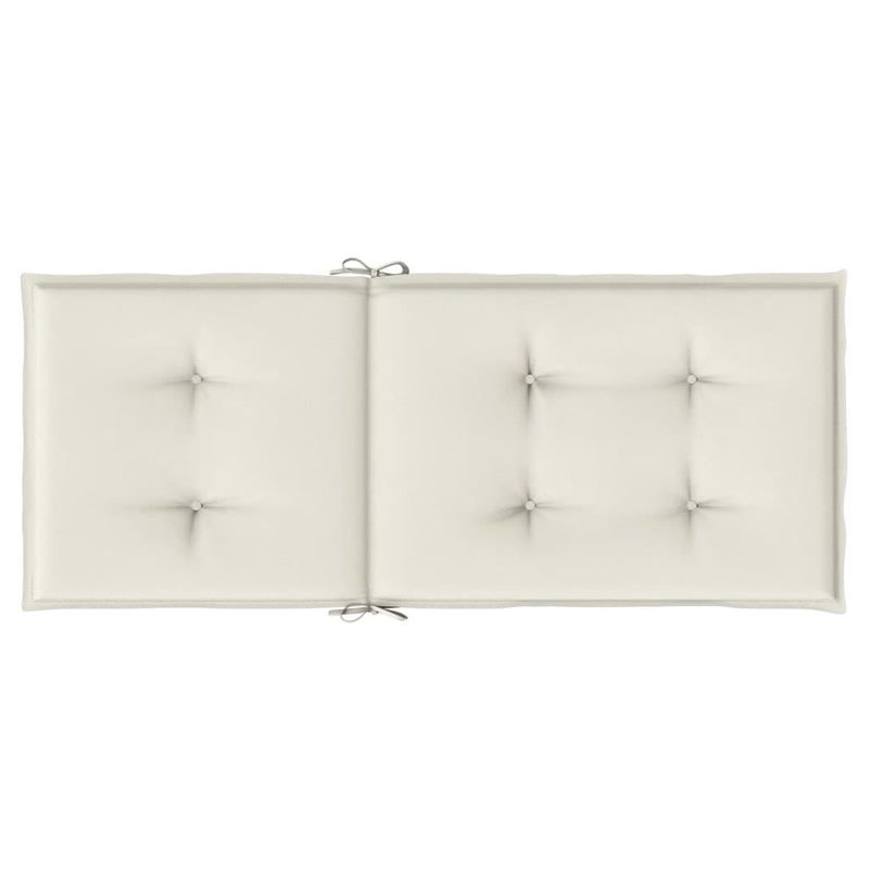 Casa si Gradina - Textile si covoare - Perne si pilote - Perne decorative - Perne scaun spatar inalt, 4 buc. melanj crem 120x50x4 cm textil - Infinity.ro