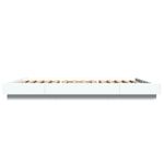 Casa si Gradina - Mobilier - Paturi si accesorii - Paturi - Cadru de pat cu lumini LED, alb, 120x190 cm, lemn prelucrat - Infinity.ro
