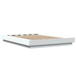 Casa si Gradina - Mobilier - Paturi si accesorii - Paturi - Cadru de pat cu lumini LED, alb, 120x190 cm, lemn prelucrat - Infinity.ro