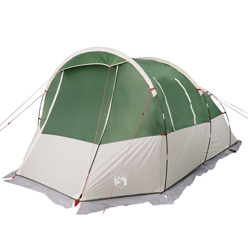 Sport si Outdoor - Camping - Corturi camping - Cort de camping tunel pentru 4 persoane, verde, impermeabil - Infinity.ro
