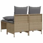 Casa si Gradina - Gradina si terasa - Mobilier exterior - Seturi mobila gradina - Set canapele de gradina, 4 piese, cu perne, bej, poliratan - Infinity.ro