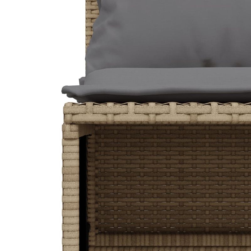 Casa si Gradina - Gradina si terasa - Mobilier exterior - Seturi mobila gradina - Set canapele de gradina, 4 piese, cu perne, bej, poliratan - Infinity.ro