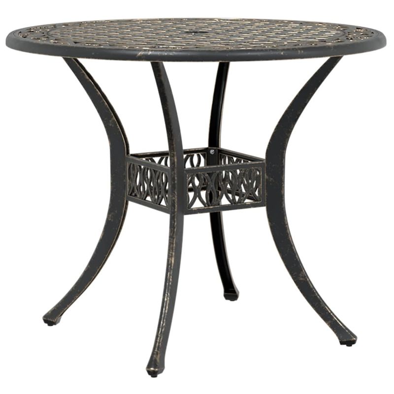 Casa si Gradina - Gradina si terasa - Mobilier exterior - Seturi mobila gradina - Set mobilier de gradina, 5 piese, bronz, aluminiu turnat - Infinity.ro
