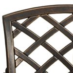 Casa si Gradina - Gradina si terasa - Mobilier exterior - Seturi mobila gradina - Set mobilier de gradina, 5 piese, bronz, aluminiu turnat - Infinity.ro
