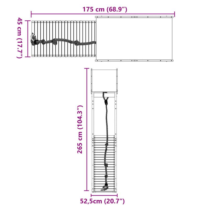 Jucarii, Copii si Bebe - Jucarii si jocuri - Jucarii de exterior - Spatii de joaca si accesorii - Set de joaca pentru exterior, lemn masiv de pin - Infinity.ro