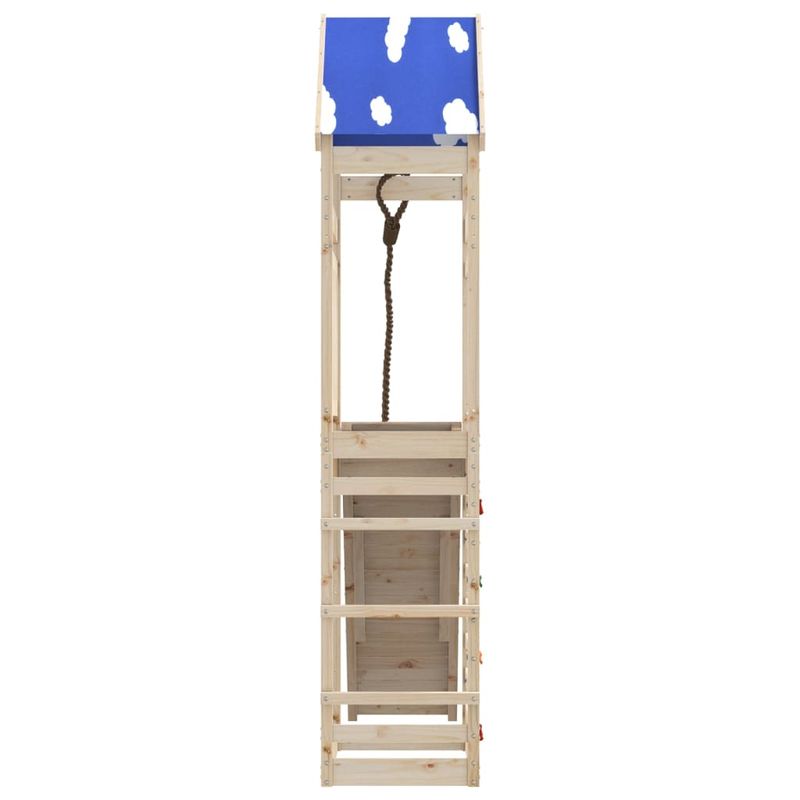 Jucarii, Copii si Bebe - Jucarii si jocuri - Jucarii de exterior - Spatii de joaca si accesorii - Set de joaca pentru exterior, lemn masiv de pin - Infinity.ro