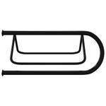 Sport si Outdoor - Accesorii si echipamente sportive - Echitatie - Suport pentru sa, montat pe perete, negru, fier - Infinity.ro