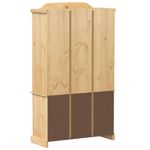 Casa si Gradina - Mobilier - Comode si corpuri - Comode - Vitrina din sticla „Corona” 103,5x42x180 cm, lemn masiv de pin - Infinity.ro