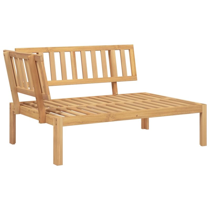 Casa si Gradina - Gradina si terasa - Mobilier exterior - Canapele si fotolii gradina - Set canapea gradina din paleti, 4 piese, lemn masiv de acacia, model colț + 2x mijloc + masă, maro deschis - Infinity.ro