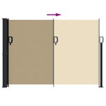Casa si Gradina - Gradina si terasa - Umbrele si pavilioane - Umbrele - Copertina laterala retractabila, bej, 140x600 cm - Infinity.ro