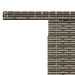 Casa si Gradina - Gradina si terasa - Mobilier exterior - Mese gradina - Masa de gradina, blat din sticla, gri, 100x55x73 cm, poliratan - Infinity.ro