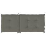 Casa si Gradina - Textile si covoare - Perne si pilote - Perne decorative - Perne scaun cu spatar inalt 2 buc. melanj gri 120x50x4cm textil, gri închis melange - Infinity.ro