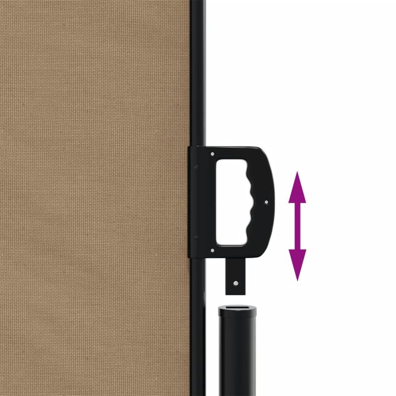 Casa si Gradina - Gradina si terasa - Umbrele si pavilioane - Umbrele - Copertina laterala retractabila, gri taupe, 200x300 cm - Infinity.ro