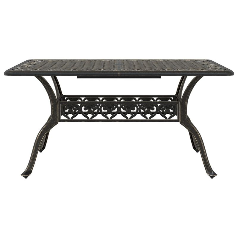 Casa si Gradina - Gradina si terasa - Mobilier exterior - Seturi mobila gradina - Set mobilier de gradina, 7 piese, bronz, aluminiu turnat - Infinity.ro