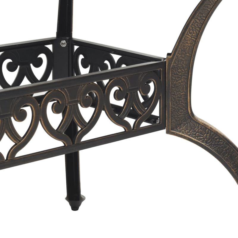 Casa si Gradina - Gradina si terasa - Mobilier exterior - Seturi mobila gradina - Set mobilier de gradina, 7 piese, bronz, aluminiu turnat - Infinity.ro