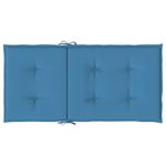 Casa si Gradina - Textile si covoare - Perne si pilote - Perne decorative - Perne scaun spatar mic 2 buc. melanj albastru 100x50x4cm textil - Infinity.ro