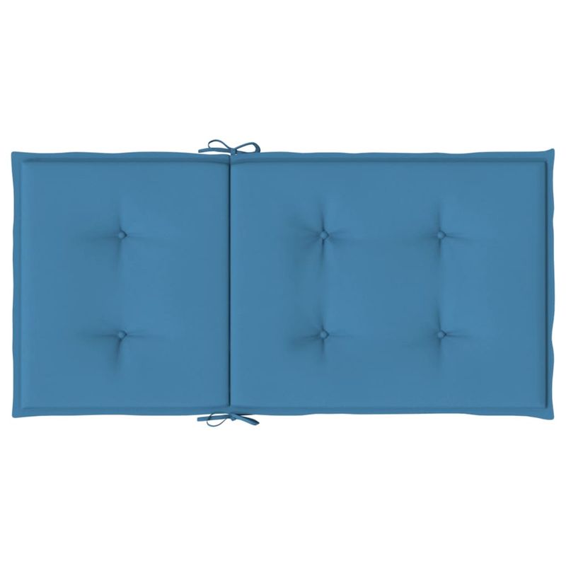 Casa si Gradina - Textile si covoare - Perne si pilote - Perne decorative - Perne scaun spatar mic 2 buc. melanj albastru 100x50x4cm textil - Infinity.ro
