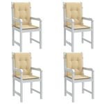 Casa si Gradina - Textile si covoare - Perne si pilote - Perne decorative - Perne scaun cu spatar mic, 4 buc. melanj bej 100x50x4 cm textil - Infinity.ro