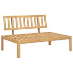 Casa si Gradina - Gradina si terasa - Mobilier exterior - Canapele si fotolii gradina - Set canapea gradina din paleti, 5 piese, lemn masiv de acacia, model 3x mijloc + colț + masă, maro deschis - Infinity.ro