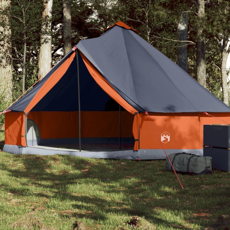 Sport si Outdoor - Camping - Corturi camping - Cort de familie Tipi pentru 6 persoane gri impermeabil - Infinity.ro