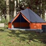 Sport si Outdoor - Camping - Corturi camping - Cort de familie Tipi pentru 6 persoane gri impermeabil - Infinity.ro