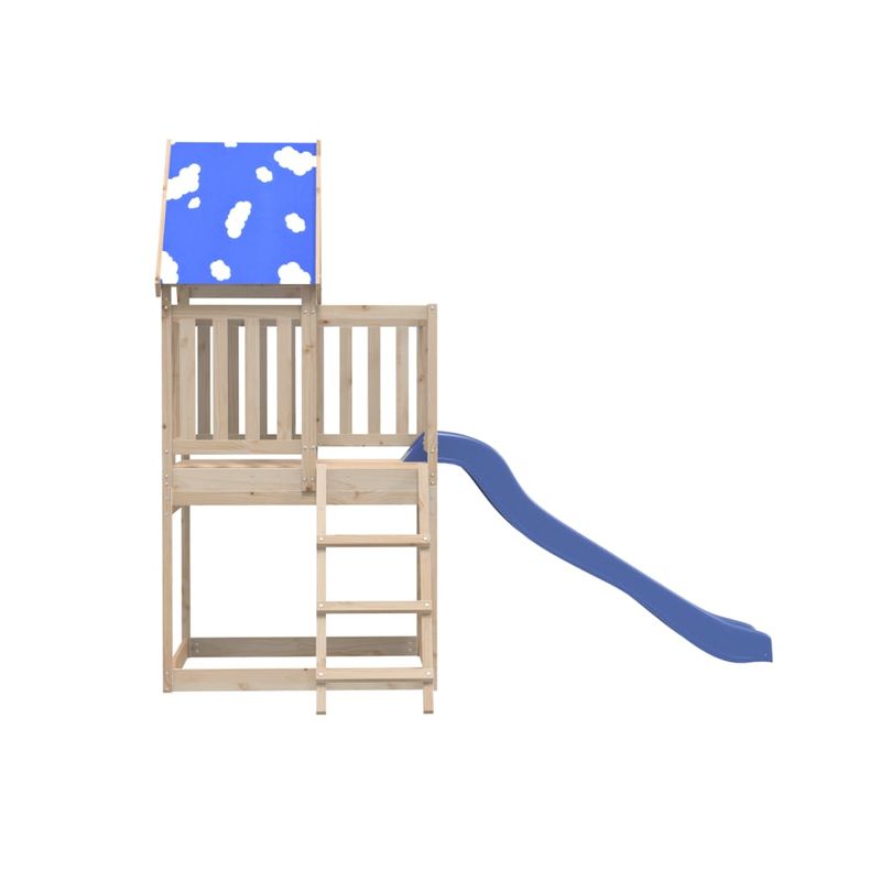 Jucarii, Copii si Bebe - Jucarii si jocuri - Jucarii de exterior - Spatii de joaca si accesorii - Set de joaca pentru exterior, lemn masiv de pin - Infinity.ro