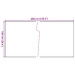 Casa si Gradina - Gradina si terasa - Garduri, panouri si accesorii - Paravan pentru balcon, negru, 600x100 cm, poliratan - Infinity.ro