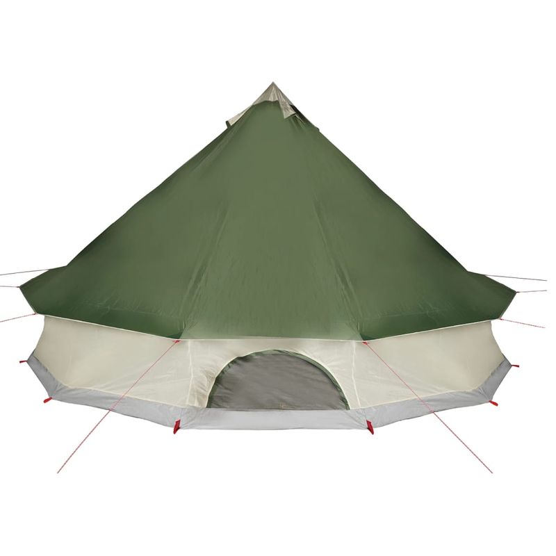 Sport si Outdoor - Camping - Corturi camping - Cort de familie Tipi pentru 6 persoane, verde, impermeabil - Infinity.ro