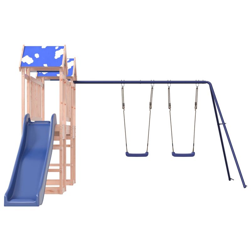 Jucarii, Copii si Bebe - Jucarii si jocuri - Jucarii de exterior - Spatii de joaca si accesorii - Set de joaca pentru exterior, lemn masiv de douglas - Infinity.ro