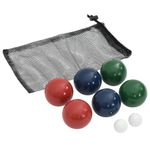 Sport si Outdoor - Accesorii si echipamente sportive - Alte accesorii sportive - Set mingi de bocce 8 piese geanta de transport lemn masiv pin - Infinity.ro