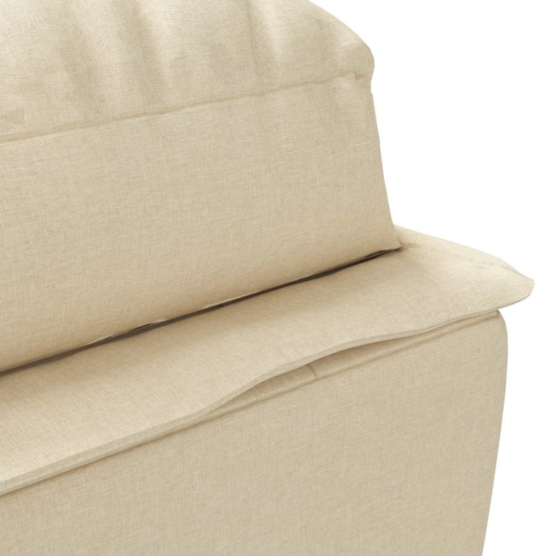 Casa si Gradina - Mobilier - Scaune si fotolii - Fotolii - Sezlong cu perne, crem, material textil - Infinity.ro