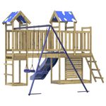 Jucarii, Copii si Bebe - Jucarii si jocuri - Jucarii de exterior - Spatii de joaca si accesorii - Set de joaca pentru exterior, lemn de pin impregnat - Infinity.ro