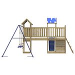 Jucarii, Copii si Bebe - Jucarii si jocuri - Jucarii de exterior - Spatii de joaca si accesorii - Set de joaca pentru exterior, lemn de pin impregnat - Infinity.ro