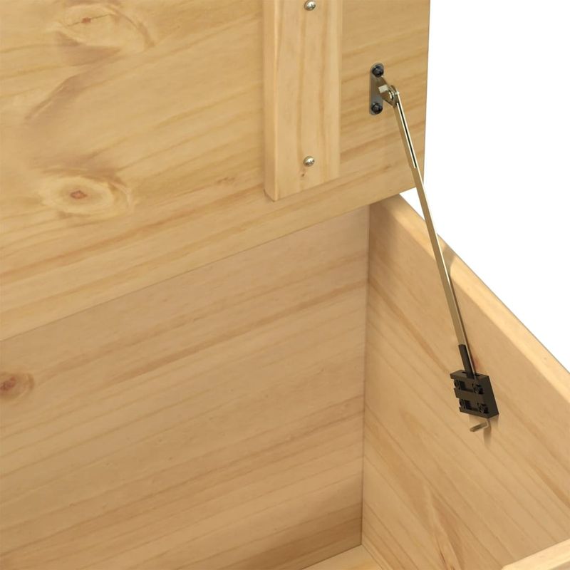 Casa si Gradina - Mobilier - Organizare si depozitare - Cutii depozitare - Cutie de depozitare „Corona”, 90x78x45 cm, lemn masiv de pin - Infinity.ro