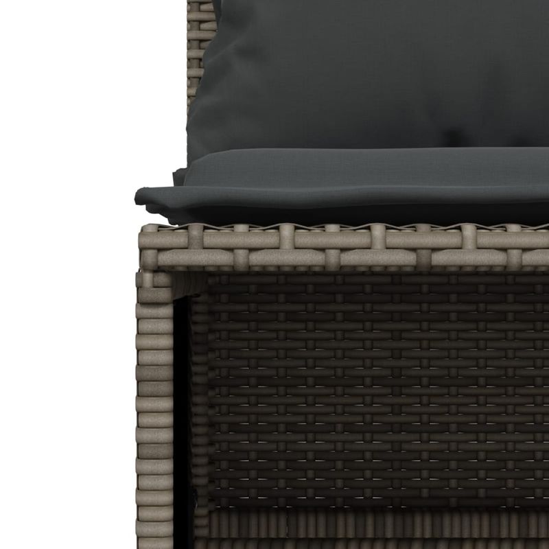 Casa si Gradina - Gradina si terasa - Mobilier exterior - Seturi mobila gradina - Set canapea de gradina cu perne, 4 piese, gri, poliratan - Infinity.ro