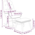Casa si Gradina - Gradina si terasa - Balansoare si hamace - Balansoare - Scaun balansoar cu taburet, verde inchis, textil, cantitate în pachet: 1, model cu suport de picioare - Infinity.ro