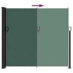 Casa si Gradina - Gradina si terasa - Umbrele si pavilioane - Umbrele - Copertina laterala retractabila, verde inchis, 180x600 cm - Infinity.ro