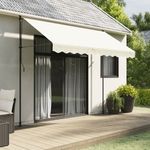 Casa si Gradina - Gradina si terasa - Umbrele si pavilioane - Umbrele - Panza de rezerva fald copertina, crem 3 m dungi - Infinity.ro