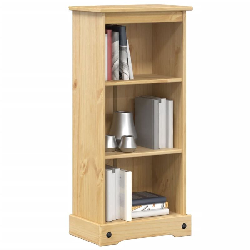 Casa si Gradina - Mobilier - Biblioteci si rafturi - Biblioteci - Biblioteca „Corona”, 46x29x100 cm, lemn masiv de pin - Infinity.ro