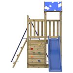 Jucarii, Copii si Bebe - Jucarii si jocuri - Jucarii de exterior - Spatii de joaca si accesorii - Set de joaca pentru exterior, lemn de pin impregnat - Infinity.ro