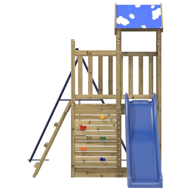 Jucarii, Copii si Bebe - Jucarii si jocuri - Jucarii de exterior - Spatii de joaca si accesorii - Set de joaca pentru exterior, lemn de pin impregnat - Infinity.ro