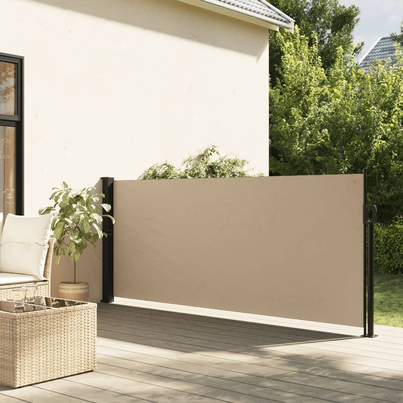 Casa si Gradina - Gradina si terasa - Umbrele si pavilioane - Umbrele - Copertina laterala retractabila, bej, 100x500 cm - Infinity.ro